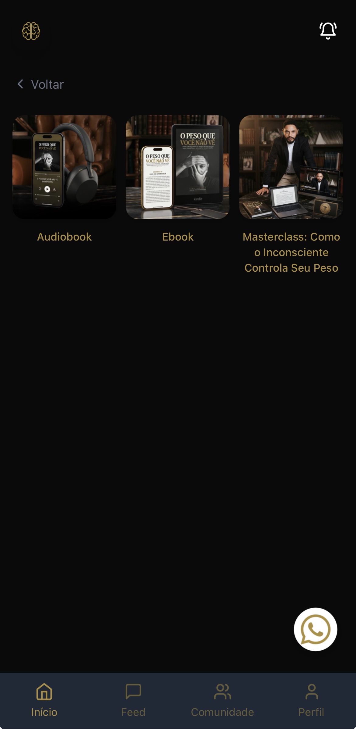 Produto na plataforma